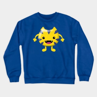 Cute Yellow Monster Crewneck Sweatshirt